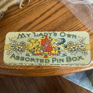 Antique pin box